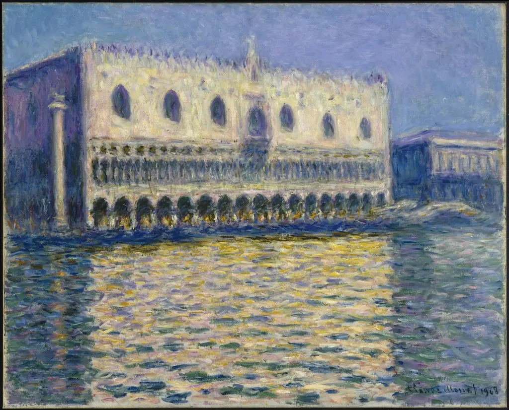 The Doges Palace (Le Palais ducal), by Claude Monet
