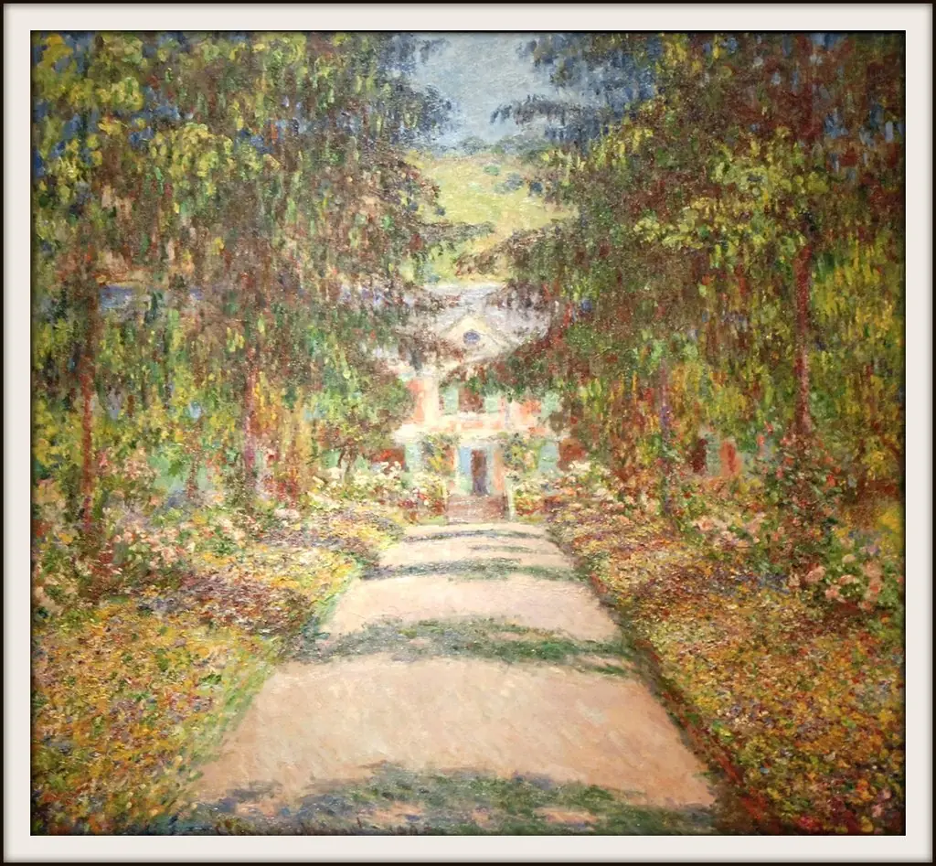 The Great Alley in Giverny, by Claude Monet