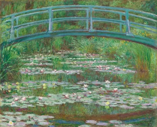 The Japanese Footbridge, by Claude Monet