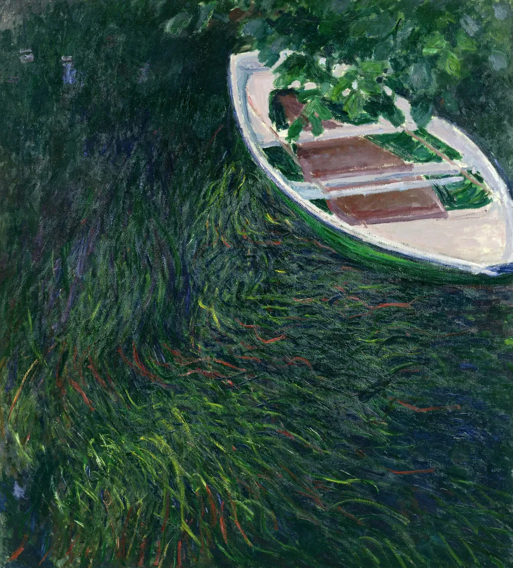 The row boat, by Claude Monet, oil, 1894