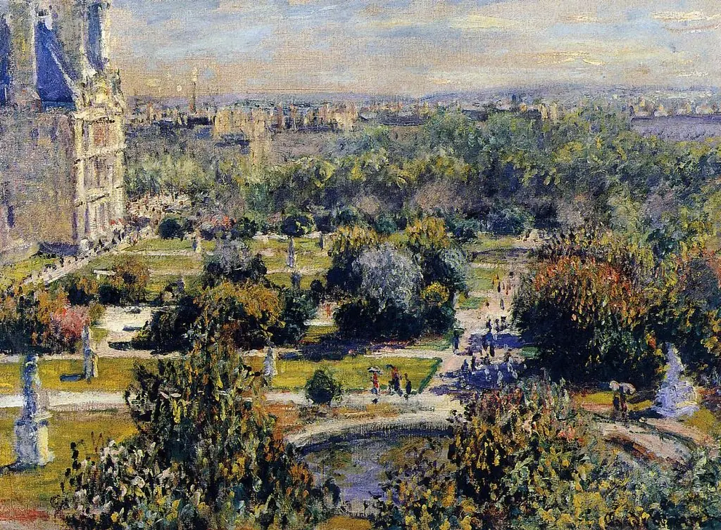 The Tuileries (Study), by Claude Monet