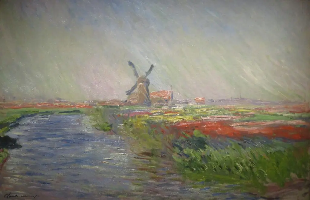 Tulips in Holland, by Claude Monet