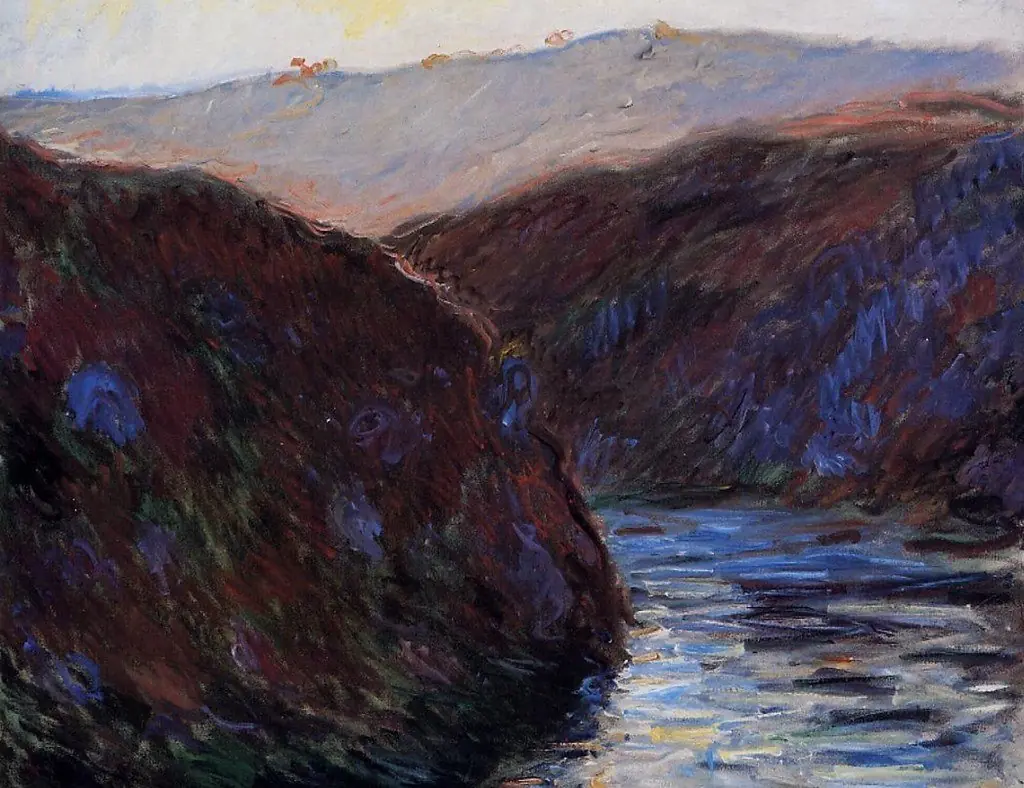 Vallée de la Creuse, effet du soir, by Claude Monet