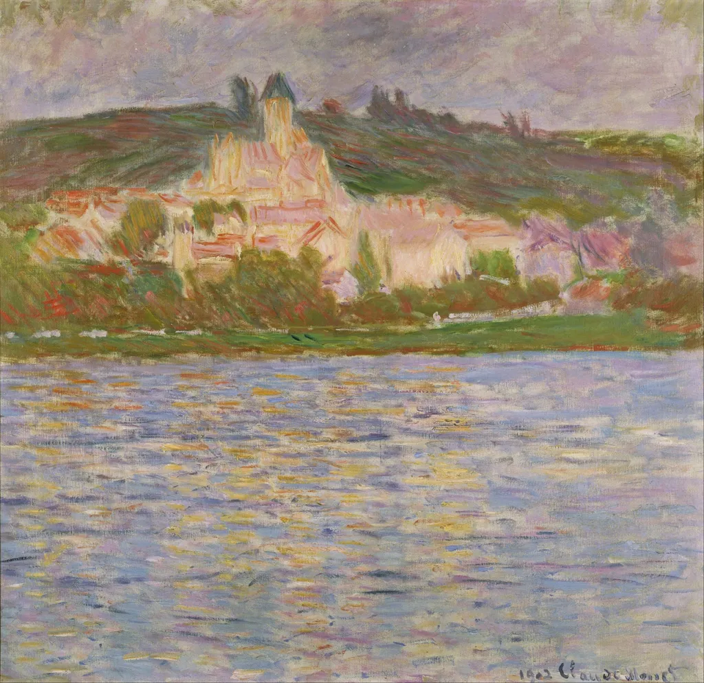 Vétheuil, by Claude Monet, oil, 1902