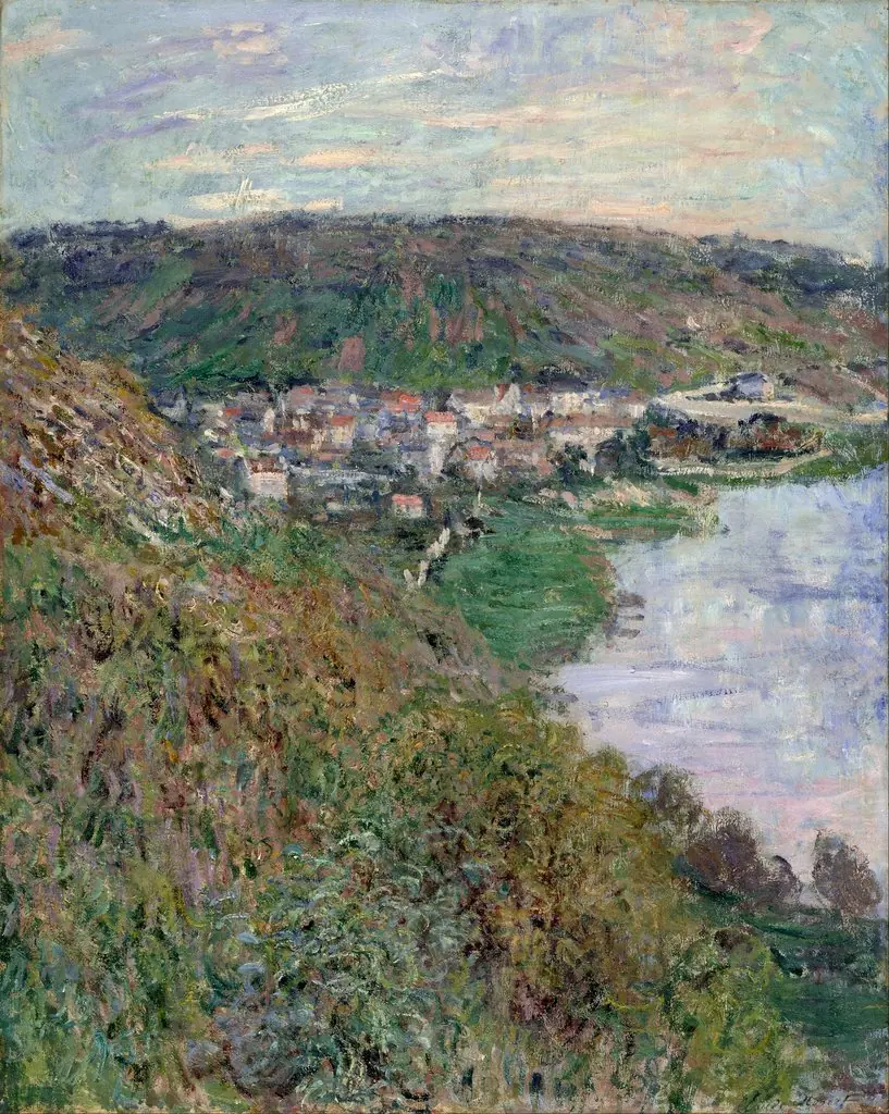 View of Vétheuil, by Claude Monet
