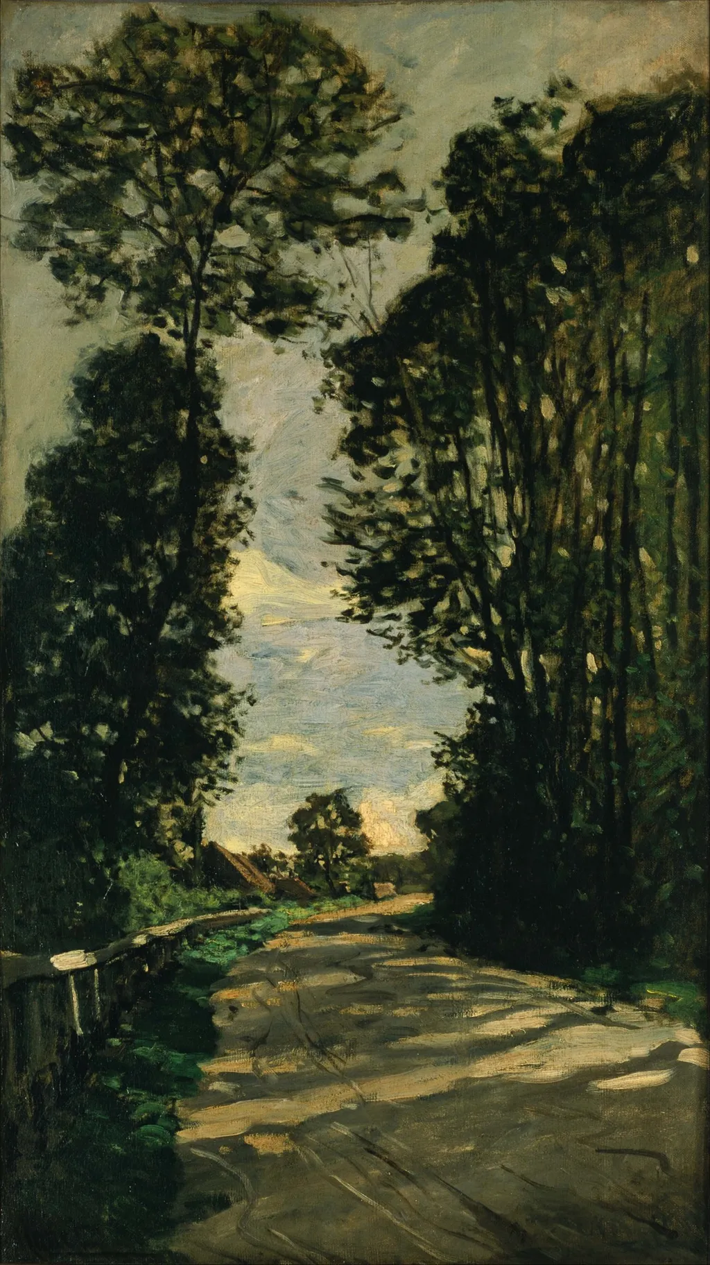 Walk, by Claude Monet, oil, 1864