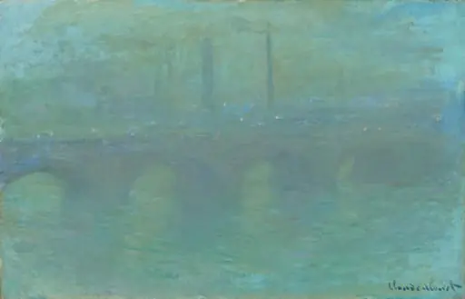 Waterloo Bridge, London, at Dusk, by Claude Monet