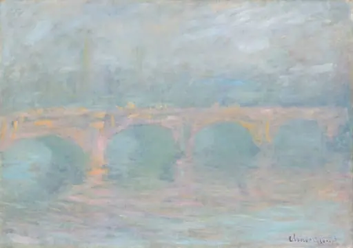 Waterloo Bridge, London, at Sunset, by Claude Monet