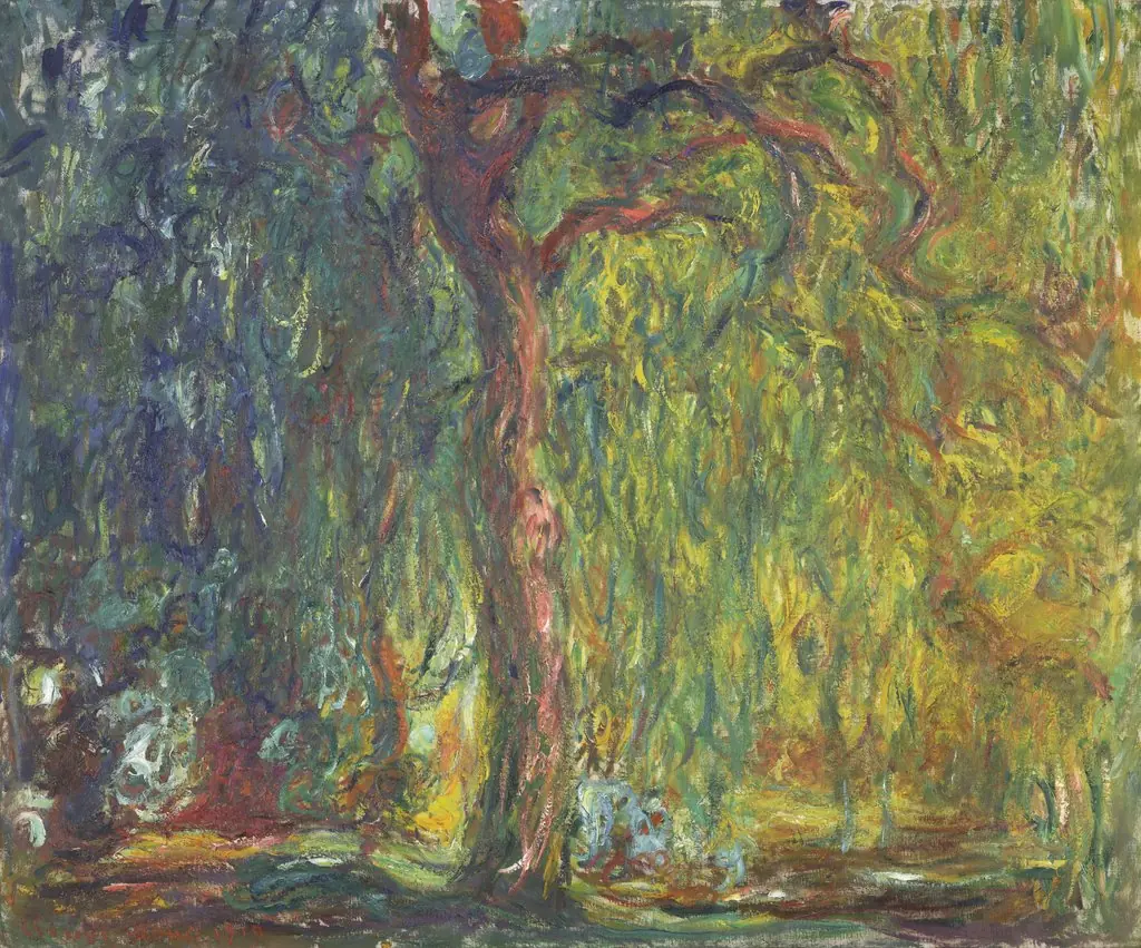Weeping Willow, by Claude Monet