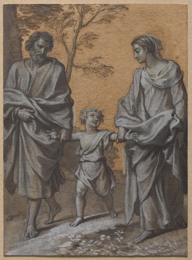 The Return of the Holy Family from Egypt, by Claude Simpol, 1698