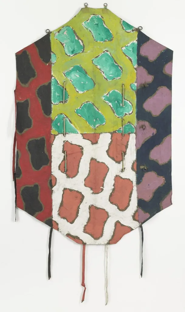 Untitled, by Claude Viallat, paint, 1979