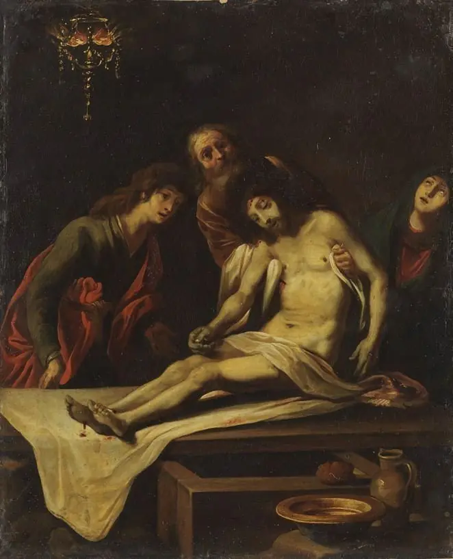Grablegung Christi, by Claude Vignon
