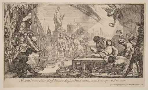 The Martyrdom of Saint Lawrence, by Claude Vignon