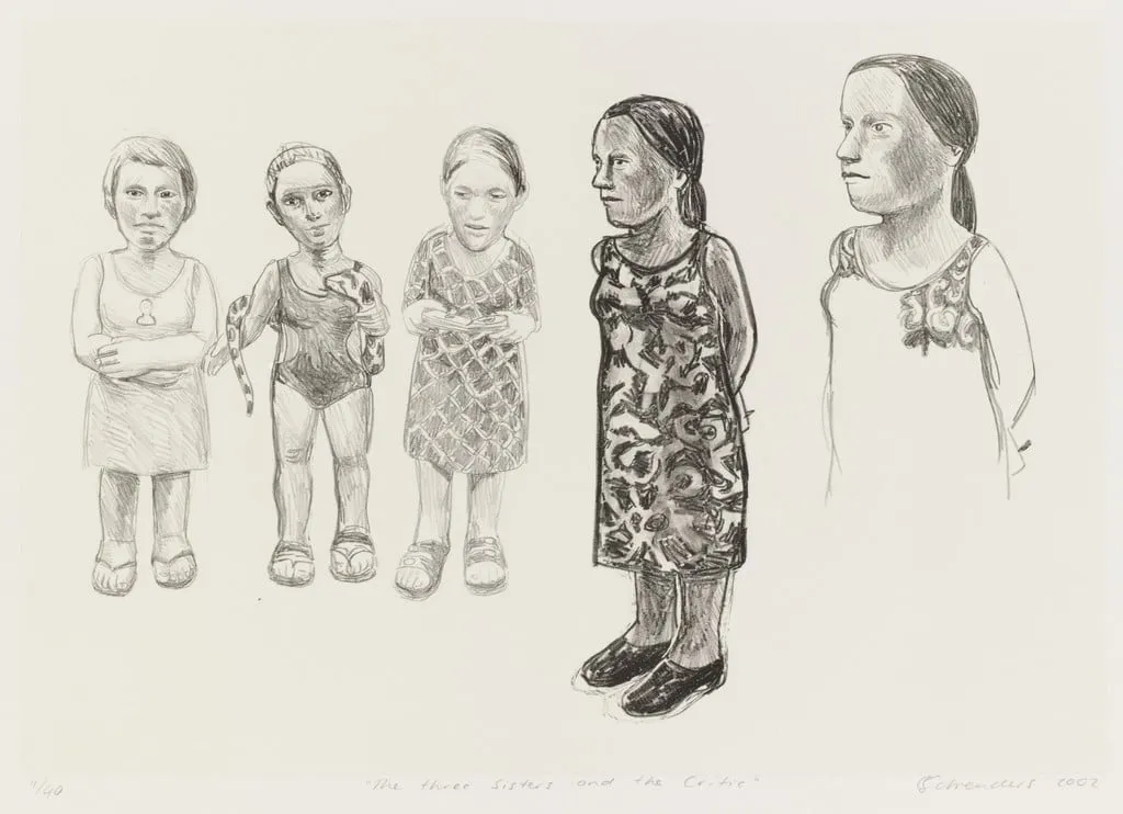Untitled, by Claudette Schreuders, ink, 2002