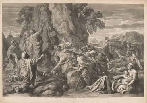 Moses Striking the Rock, by Claudine Bouzonnet-Stella
