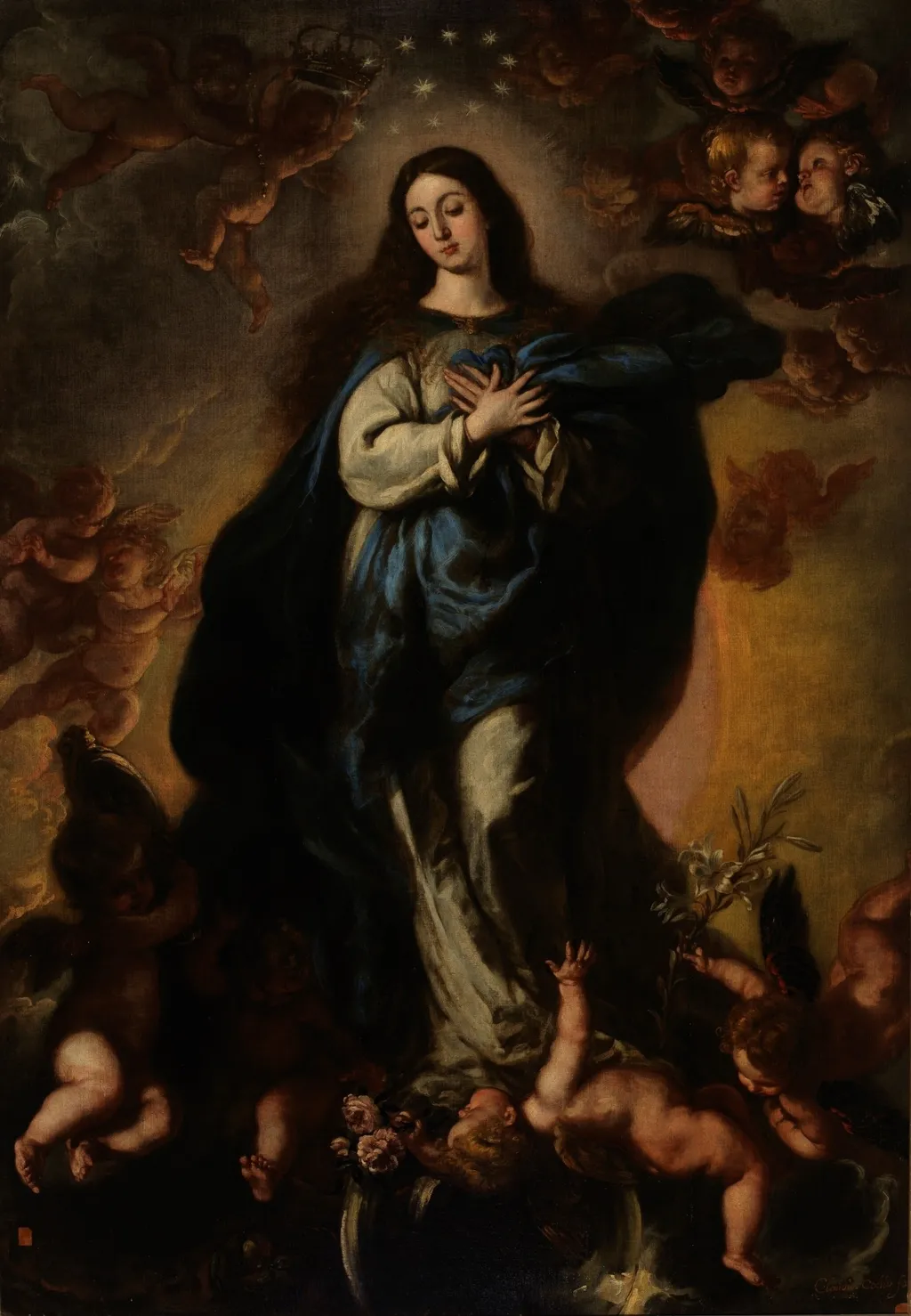 The Immaculate Conception, by Claudio Coello, oil, 1651