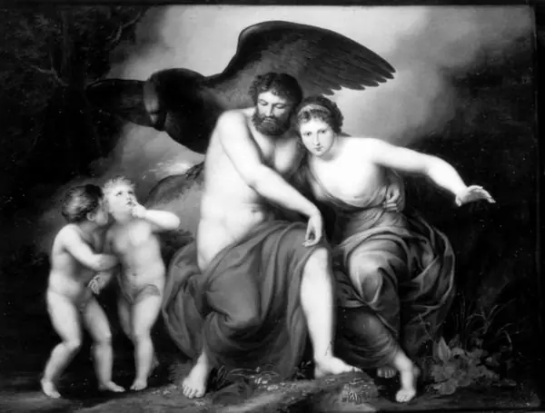 Jupiter and Io, by Claudius Herr
