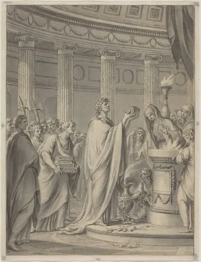 An Ancient Sacrifice, by Clément-Pierre Marillier