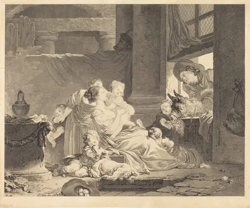 La famille du fermier, by Clément-Pierre Marillier
