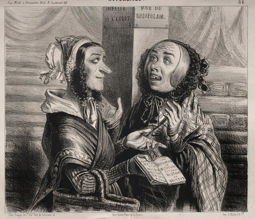 Actualités: Ah! M'ame Chopin!..., by Clémente Pruche, 1841