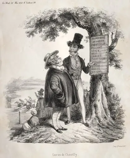 Courses de Chantilly, by Clémente Pruche