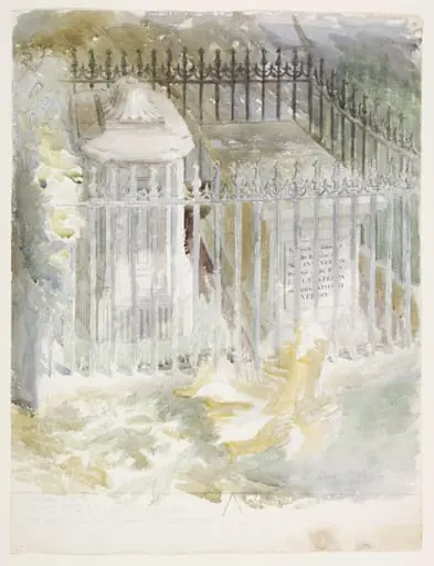 Tomb of Miss Ann Nelson, sister of Horatio Nelson, Bathford churchyard, Bath, by Clifford Ellis