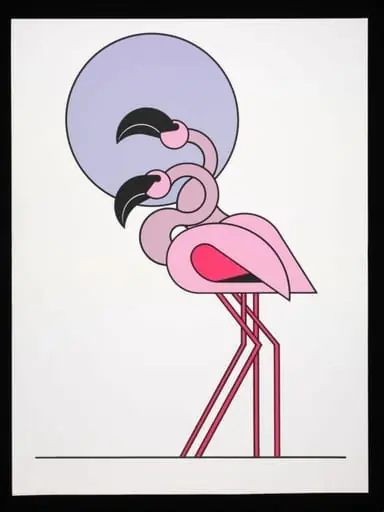 Flamingoes, by Clifford Richards