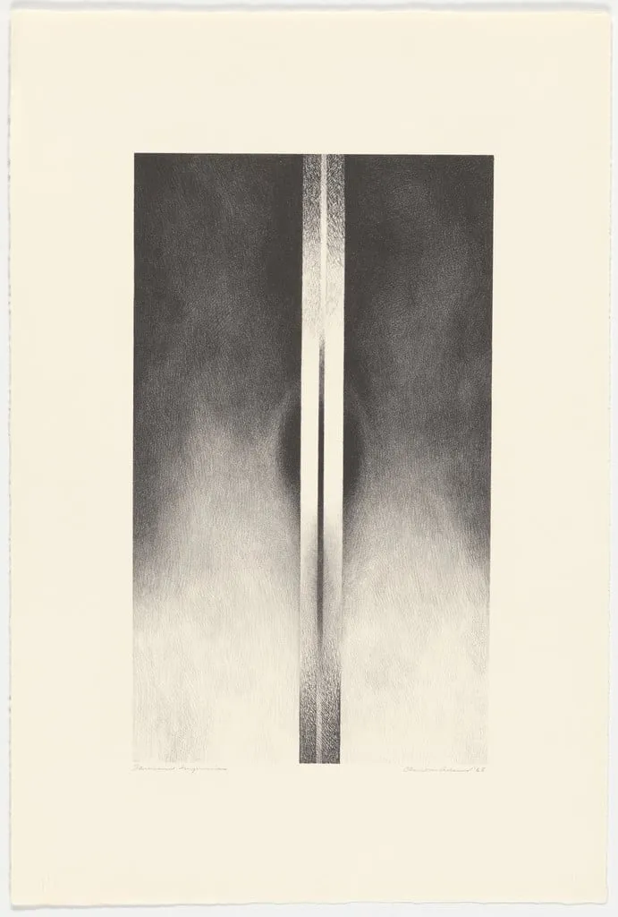 Untitled, by Clinton Adams, ink, 1965