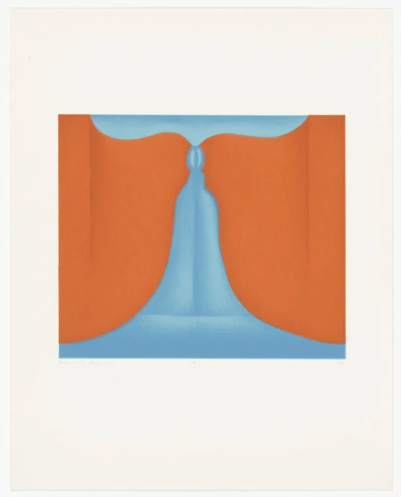 Untitled, by Clinton Adams, ink, 1969