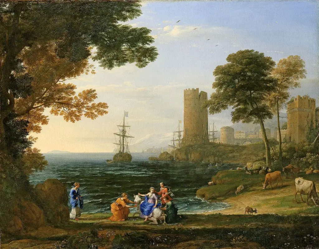 Coast View with the Abduction of Europa