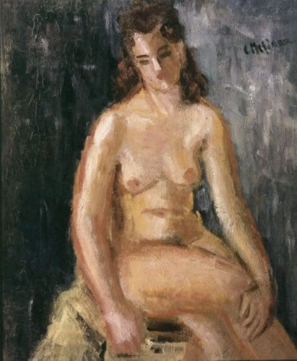 Nud de femeie, by Coca Mețianu, unspecified