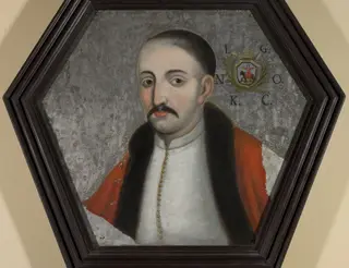 Coffin portrait of Jan Gniewosz (?–1708/1709) from Oleksów, castellan of Zawichost
