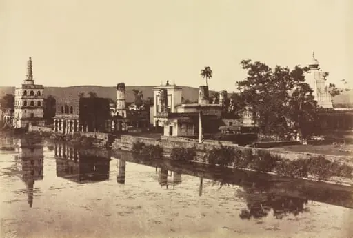 Tank and Temples at Bunshunkuree, by Col. Thomas Biggs