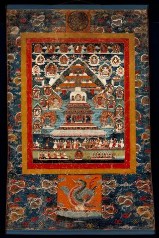 Commemoration Thangka for Bhimaratha Rite