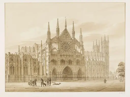 View of Westminster Abbey, by Coney