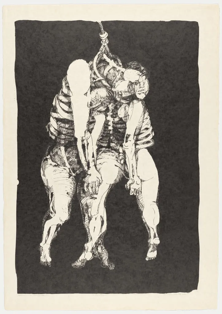 Untitled, by Connor Everts, ink, 1960