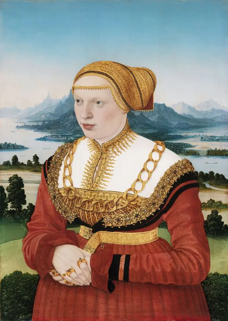 Portrait of Katherina Knoblauch (1513-1542), by Conrad Faber von Kreuznach