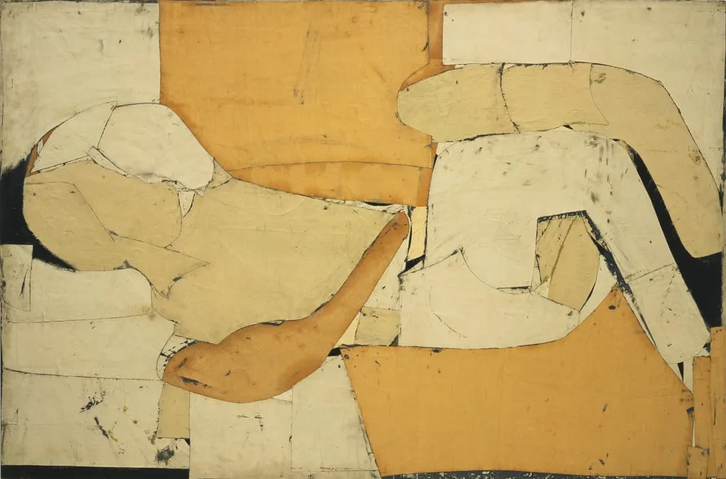 Untitled, by Conrad Marca-Relli, paint, 1954