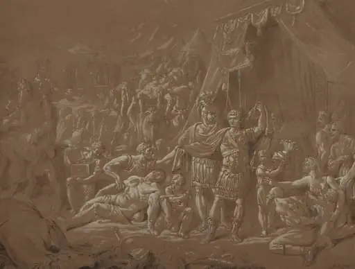 A Scene from the Life of Trajan, by Conrad Martin Metz