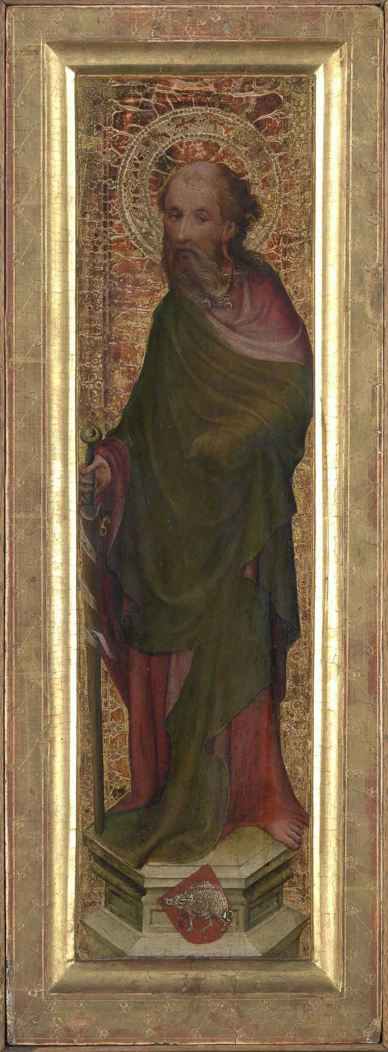 Hl. Paulus Rückseite: Hl. Reinoldus, by Conrad von Soest, unspecified, 1400