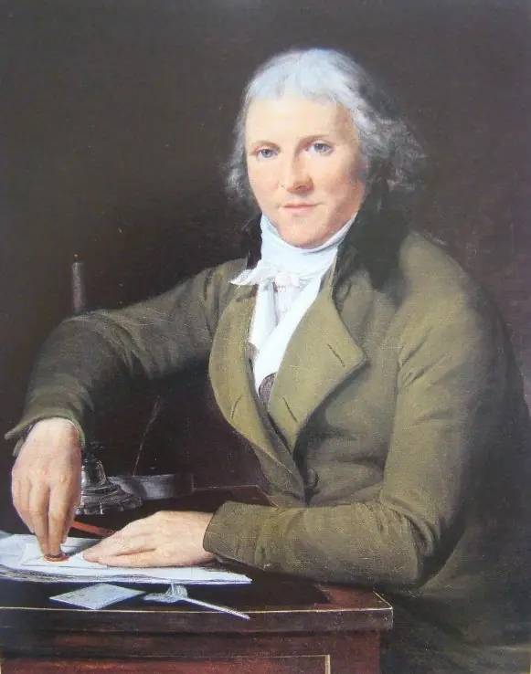 Portrait of a Man Sealing a Letter, by Constance Marie Charpentier