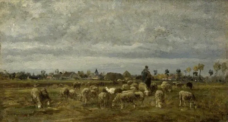 Berger et son troupeau, by Constant Troyon