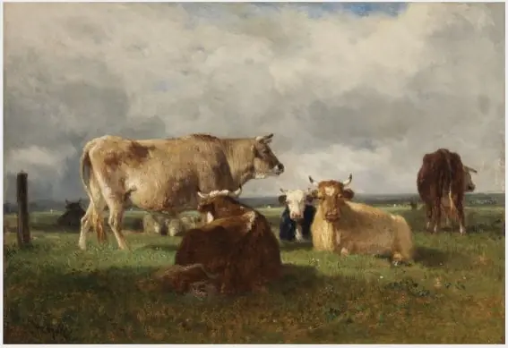 Cattle and Sheep, by Constant Troyon