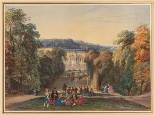 In the Park of Saint Cloud, by Constant Troyon