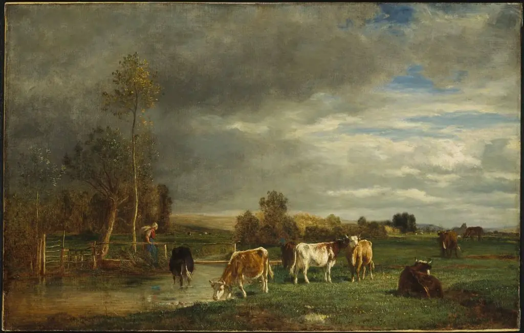 Landscape near Dieppe, by Constant Troyon