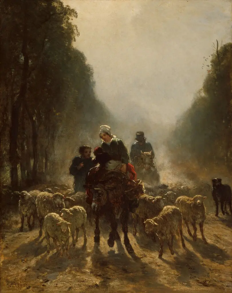 The Road to Market, by Constant Troyon