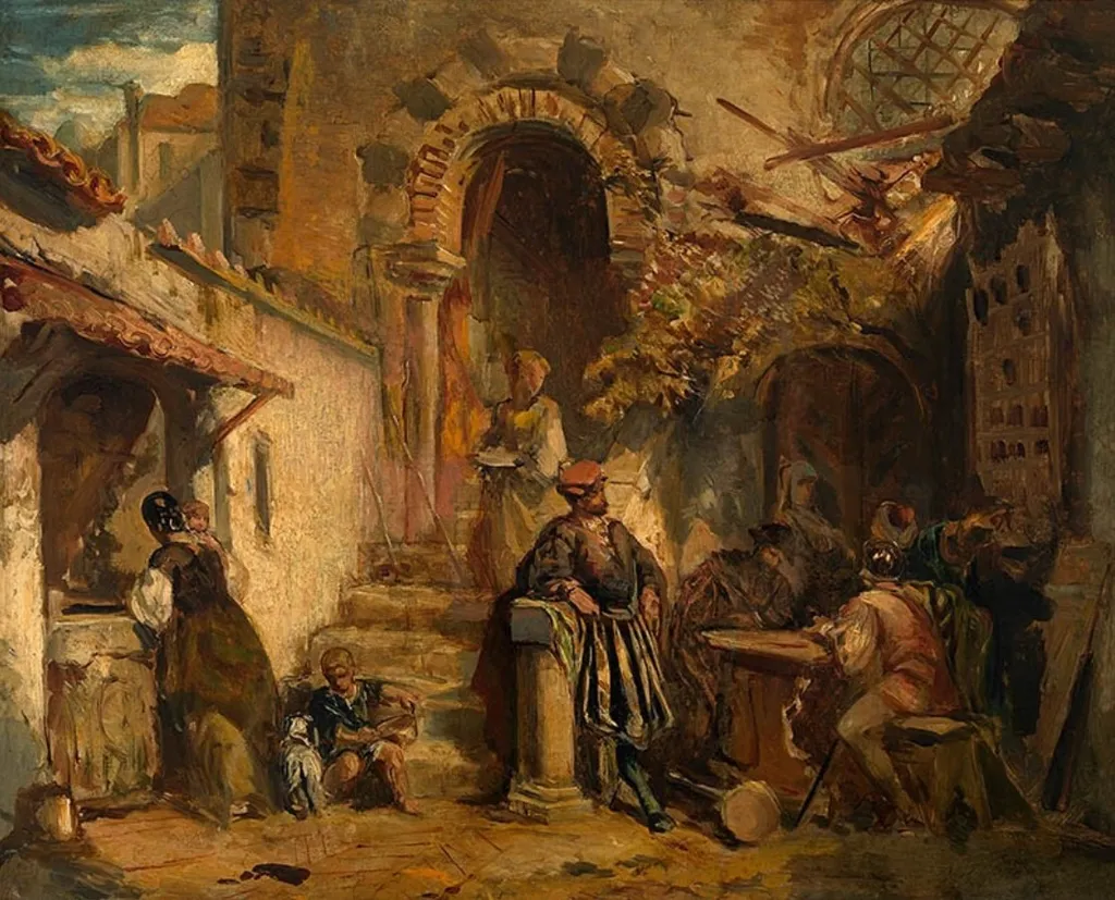 Gypsies, by Constant Wauters, unspecified, 1900