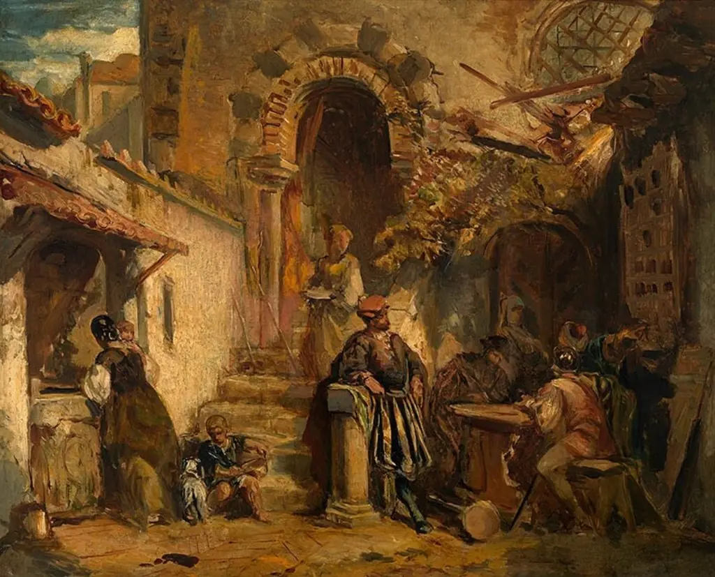 Gypsies, by Constant Wauters
