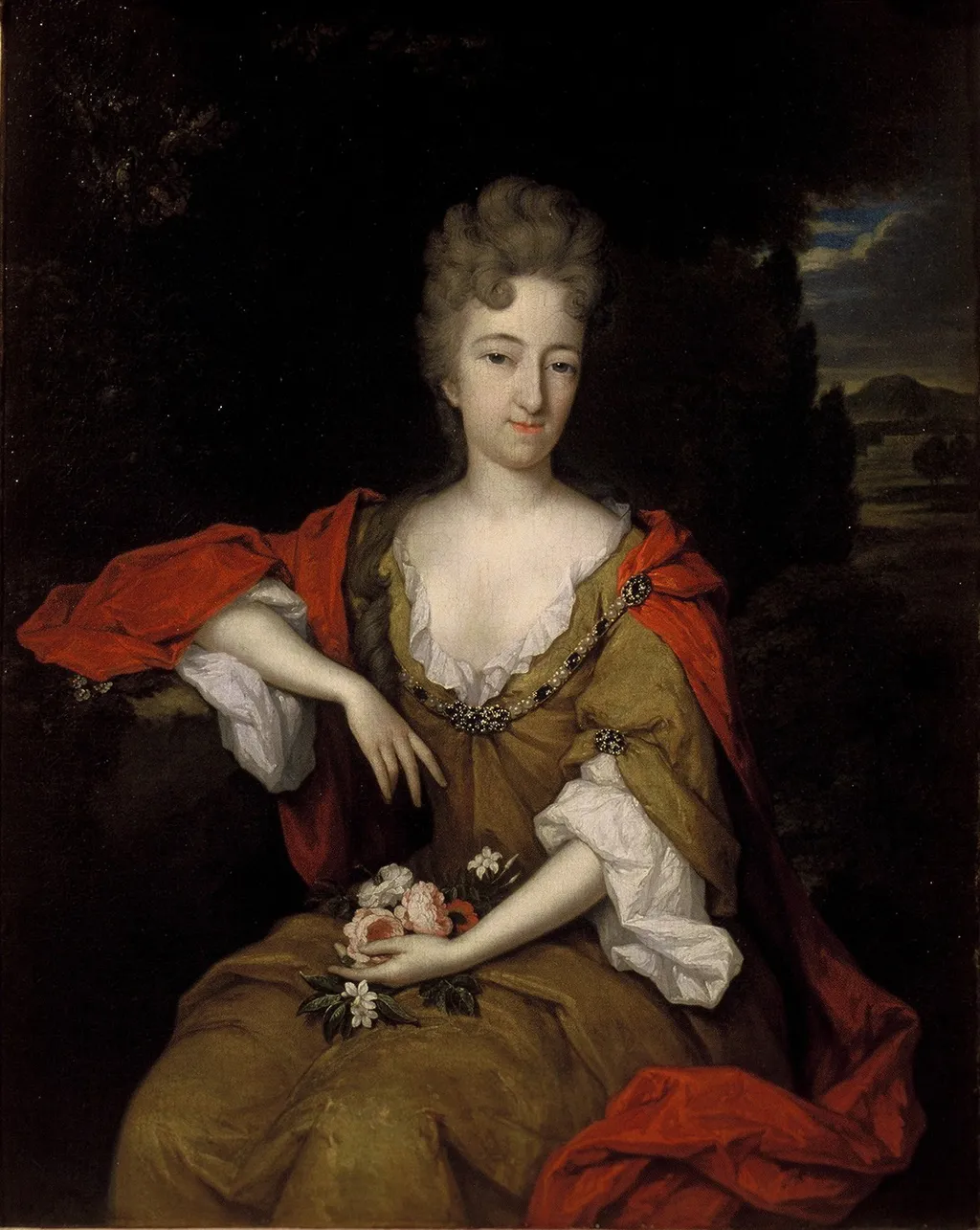 Portrait of Anna Maria Roman (1680-1758), by Constantijn Netscher, oil, 1710