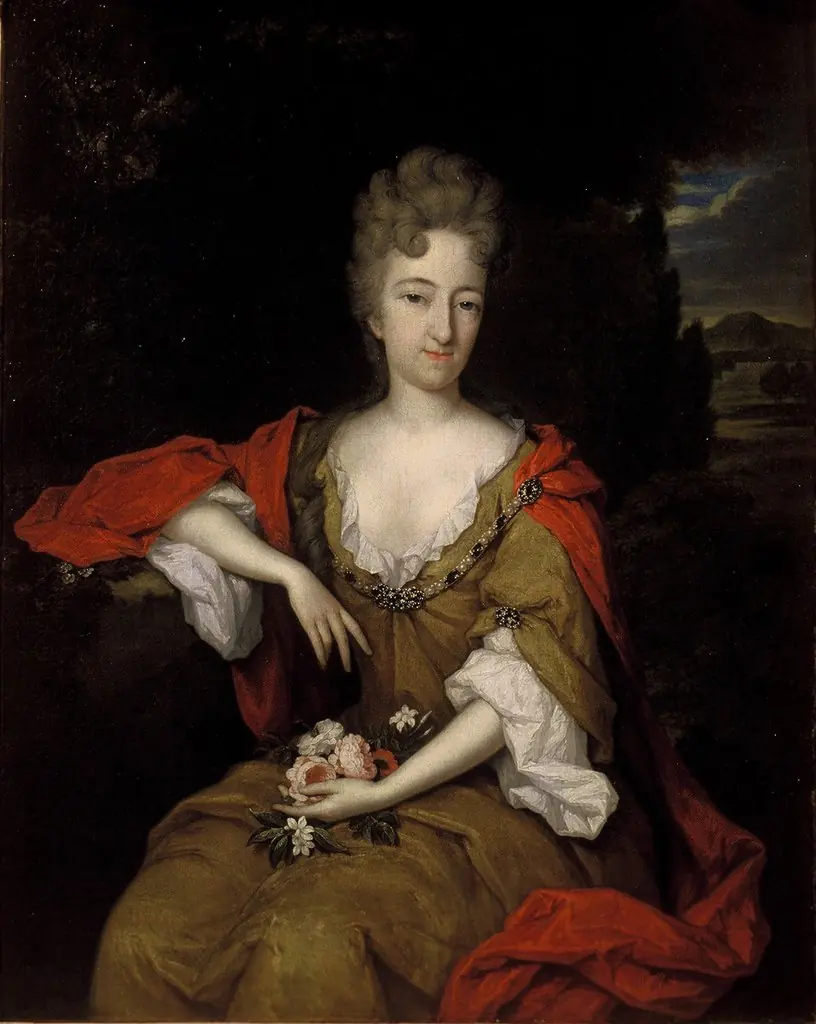 Portrait of Anna Maria Roman (1680-1758), by Constantijn Netscher